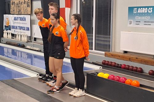 Veronika Beskidová (v popredí) bola najlepšou hráčkou zápasu, navyše v osobnom rekorde (566) aao 2024 5